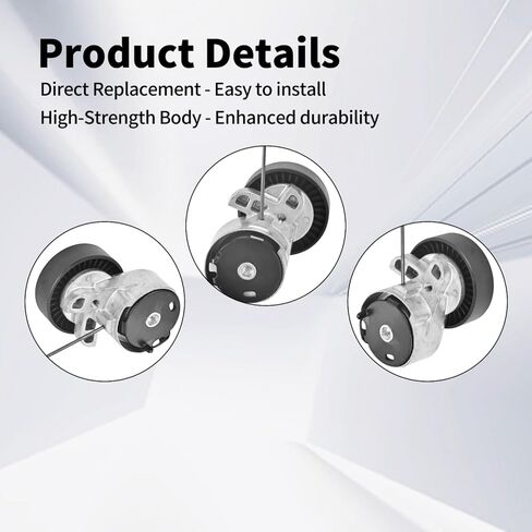 Drive Belt Tensioner 38495 Fit for Land Rover 2008-2012 LR2 L6 3.2L, For Volvo XC90/XC60/S60/S80/V60/V70/XC70 2007-2016 L6 3.0L/3.2L Pulley Tensioners 89696 in Saudi Arabia