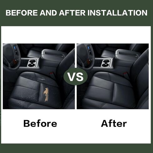 غطاء مقعد جلدي بديل للسائق أو الركاب باللون الأسود من FZJDSD متوافق مع Chevy Silverado Tahoe Avalanche Suburban GMC Sierra Yukon 2007 2008 2009 2010 2011 2012 2013 2014 in Saudi Arabia