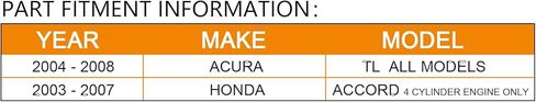 Power Rack and Pinion Steering Assembly for Honda Accord 2003-2007, for ACURA TL 2004-2008 Steering Rack and Pinion 1024 53601-SDA-A04 in Saudi Arabia
