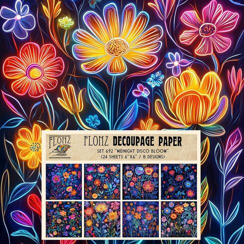 Decoupage Paper Pack (24 ورقة 6 "x6") in Kuwait