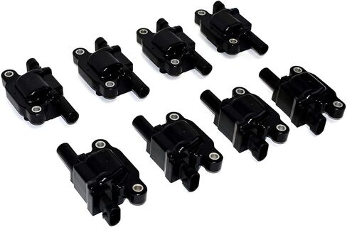 A-Team Performance - Ignition Coil - Compatible with Chevrolet GM Pontiac LS LSX LS1 LS2 LS3 LS6 LS7 293 325 364 376 427 Black Pack of 8 in Saudi Arabia