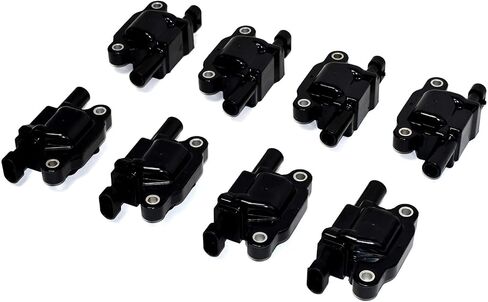 A-Team Performance - Ignition Coil - Compatible with Chevrolet GM Pontiac LS LSX LS1 LS2 LS3 LS6 LS7 293 325 364 376 427 Black Pack of 8 in Saudi Arabia
