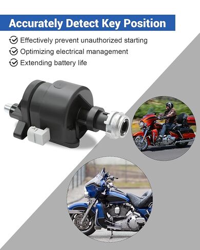 71572-06 مجموعة مبيت مفتاح الإشعال مناسبة لـ Harley Davidson 2006-2013 Touring Street Electra Road Tri Glide Road King، استبدال #11753، 71400012B-003 in Kuwait