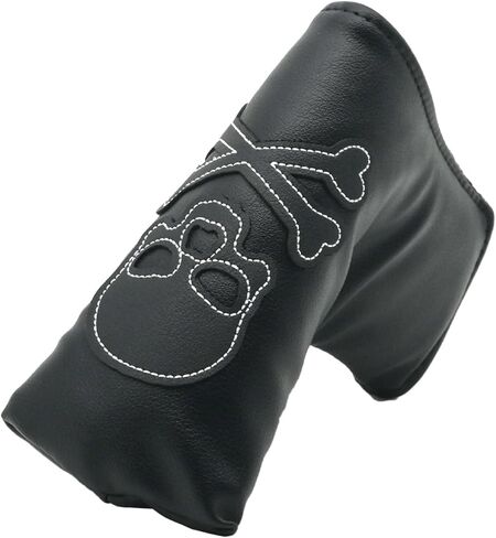 4 Pcs Golf Club Head Covers PU Leather Skull Golf Club Covers for Drivers, Fairway Woods, and Hybrids Fit Most Golf Clubs Golf Headcovers Set in Saudi Arabia