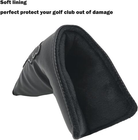 4 Pcs Golf Club Head Covers PU Leather Skull Golf Club Covers for Drivers, Fairway Woods, and Hybrids Fit Most Golf Clubs Golf Headcovers Set in Saudi Arabia