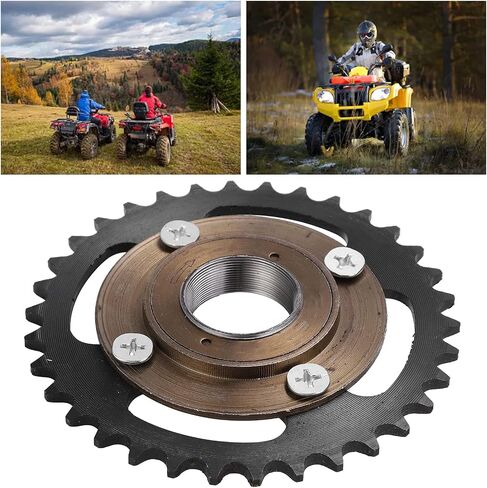 Dilwe Electric Tricycle Chainring, 420 34T Sprocket Toothless flywheel for ATV -Kart in Saudi Arabia
