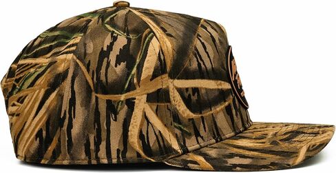 Nuthin Fancy Comus Snapback Hat, Everyday 5-Panel High Crown Canvas Trucker Hat for Men & Women in Kuwait