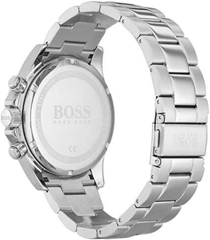 ساعة BOSS الرجالية الفاخرة كوارتز كرونوغراف | مقاومة للماء حتى 50 متر (موديل 1513755) in Saudi Arabia