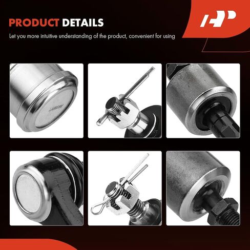 A-Premium Set of 6, Front Lower Ball Joint, Inner Outer Tie Rod End, Compatible with Honda Civic 1988-1991, CRX 1988-1991 in Saudi Arabia