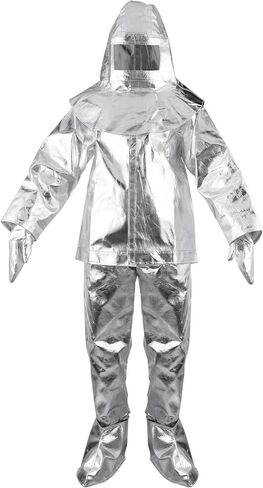 Heat Resistant Clothes - Anti Thermal Radiation, 1000 Degree Flameproof Aluminium Foil Suit in Saudi Arabia