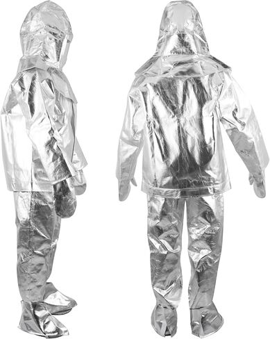 Heat Resistant Clothes - Anti Thermal Radiation, 1000 Degree Flameproof Aluminium Foil Suit in Saudi Arabia