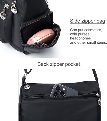 Crossbody Bags for Women, Women Shoulder Handbag Roomy Multiple Pockets Bag Ladies Crossbody Purse Fashion Tote in Saudi Arabia