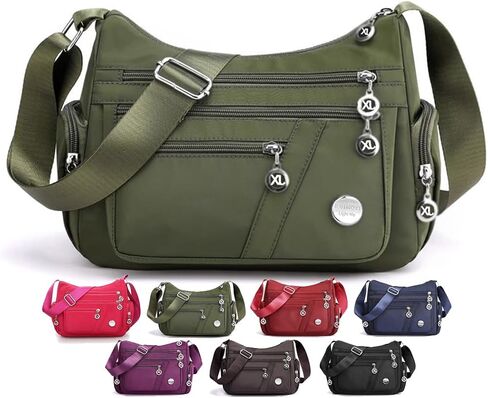 Crossbody Bags for Women, Women Shoulder Handbag Roomy Multiple Pockets Bag Ladies Crossbody Purse Fashion Tote in Saudi Arabia