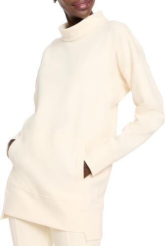 NIC+ZOE Women's Seamed Scuba Funnel Neck Tunic in Saudi Arabia