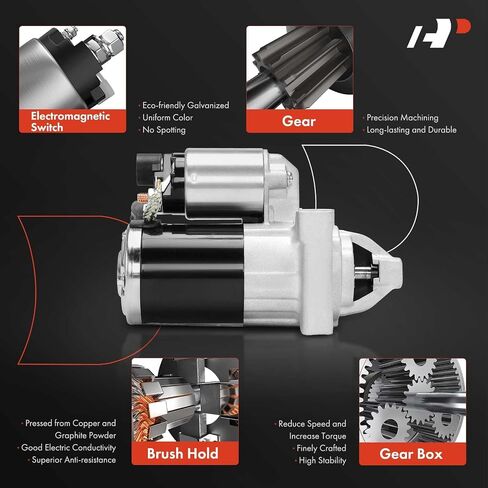 A-Premium Starter Motor Compatible with Chevrolet Tahoe 2018-2020, Suburban 2019-2020 & GMC Yukon 2018-2020, Yukon XL 2018-2020 & Cadillac Escalade 2018-2020, Escalade ESV, 12V 1.4KW 10-Teeth CW in Saudi Arabia