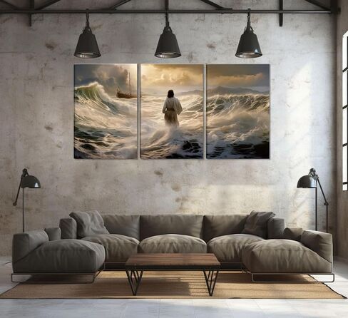 Zen Canvas Wall Art White Lotus Floral Bloom In Water Picture Wall Decor Lotus Poster Print Artwork for Yoga Spa Meditation Spiritual Room Bathroom Living Room Office in Saudi Arabia