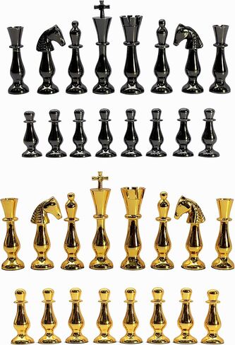 StonKraft Brass Chess Pieces Coins Pawns Chessmen - Copper Metal Chess Pieces in Kuwait