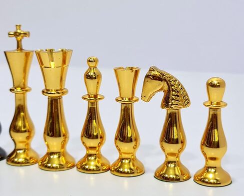 StonKraft Brass Chess Pieces Coins Pawns Chessmen - Copper Metal Chess Pieces in Kuwait