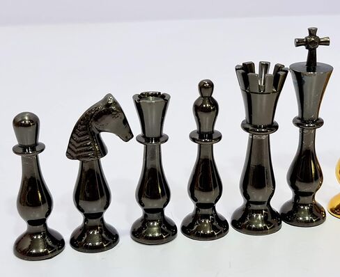 StonKraft Brass Chess Pieces Coins Pawns Chessmen - Copper Metal Chess Pieces in Kuwait