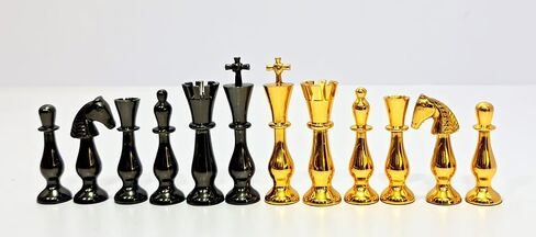 StonKraft Brass Chess Pieces Coins Pawns Chessmen - Copper Metal Chess Pieces in Kuwait