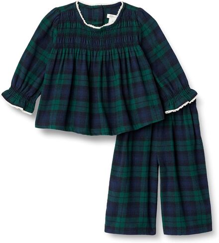 Amazon Essentials x Sofia Grainge Toddlers and Baby Girls' Long Sleeve Flannel Set in Saudi Arabia