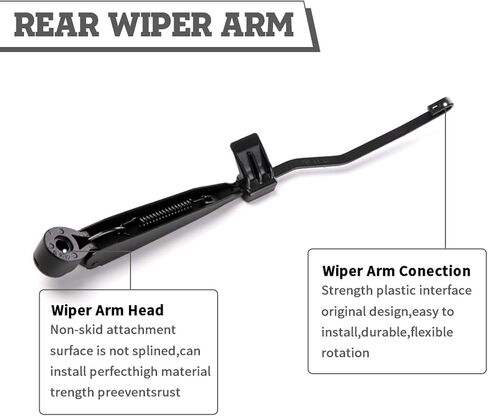 HODEE Rear Wiper Arm Blade Nut Set Replacement for Jeep Liberty 2008-2012,SUV Vehicles,Rear Wiper Cover Accessories Assembly,Wiper Cap Set for Back Windshield Window,OE:68034341AD in Saudi Arabia