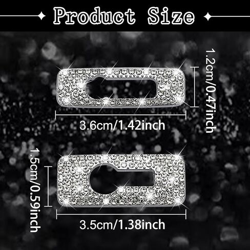 TOMALL Bling Accessories Compatible with Honda Accord 11th 2024 2025 for Civic Automatic Start/Stop and Energy Saving Button Cover Crystal Centre Console Gear Panel Button Cover Trims for Car (2pcs) in Saudi Arabia