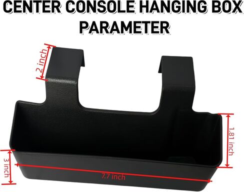 Oudesi Center Console Hanging Box Storage Organizer Fit for 2007-2017 Jeep Wrangler JK, Car Hanging Armrest Storage Box, Organizer Tray Armrest Storage Interior Accessories in Saudi Arabia