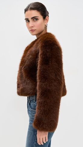 [BLANKNYC] womens Faux Fur Jacket in Saudi Arabia