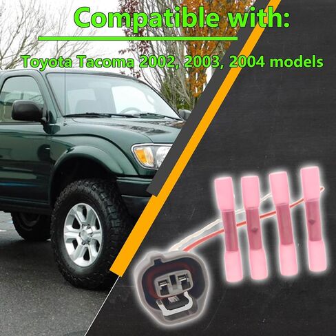 1pcs Side Marker Light Connector 2-Way 6189-0264， Fit for Toyota Tacoma 2002 2003 2004, Harness Plug Pigtail Replace 6189-0264 61890264 in Saudi Arabia