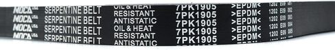 7PK1905 EPDM Serpentine Belt Fit 2009-2013 for Toyota Matrix, 2006-2008 RAV4, 2009-2010 Corolla, 2007-2009 Camry, 2013-2015 for Scion xB, 2009-2010 for Pontiac Vibe 2.4L L4 in Saudi Arabia