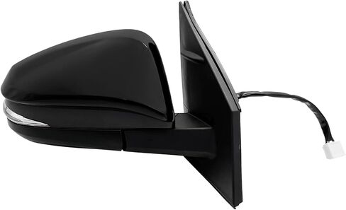 APA Replacement for Exterior Side View Mirror 2015-2018 RAV4 with BSD Turn Signal Power Heated Glossy Cap Driver Left Side 879400R190 TO1320343 in Saudi Arabia