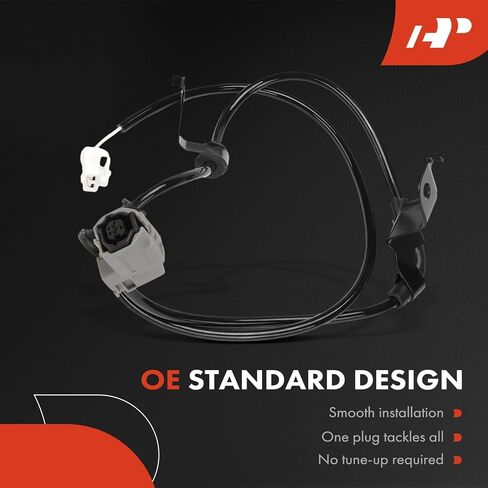 A-Premium 2PCS Wiring Harness for Rear ABS Wheel Speed Sensor Compatible with Toyota Yaris 2007 2008 2009 - Without Sensor in Saudi Arabia