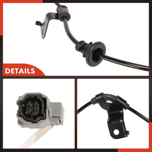 A-Premium 2PCS Wiring Harness for Rear ABS Wheel Speed Sensor Compatible with Toyota Yaris 2007 2008 2009 - Without Sensor in Saudi Arabia