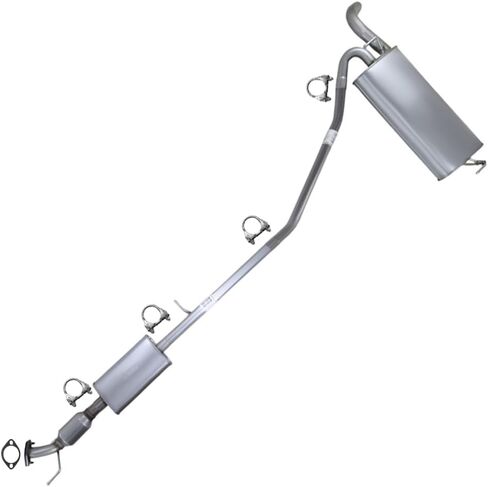 Northeastern Exhaust | Stainless Steel - EPA-Approved Catalytic, Resonator, Intermediate Pipe, Muffler Exhaust System Kit Compatible for Chevrolet Trax 2015-2019 1.4L - Includes Clamp & Gasket in Saudi Arabia