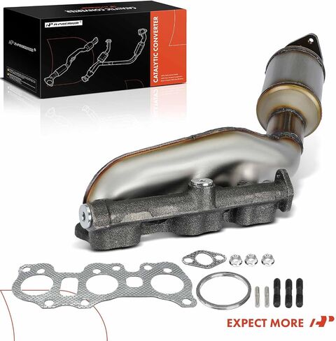 A-Premium Front Right Exhaust Manifold Catalytic Converter with Gasket Kit Direct-Fit Compatible with Toyota Tacoma 2012 2013 2014 2015 4.0L, E.P.A. Compliant in Saudi Arabia