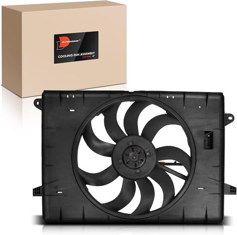 A-Premium Engine Radiator Cooling Fan Assembly with Brushless Motor Compatible with Select Chrysler Models - Pacifica 2017-2022, Voyager 2020-2022, 3.6L - Replace# 68232442AB in Saudi Arabia