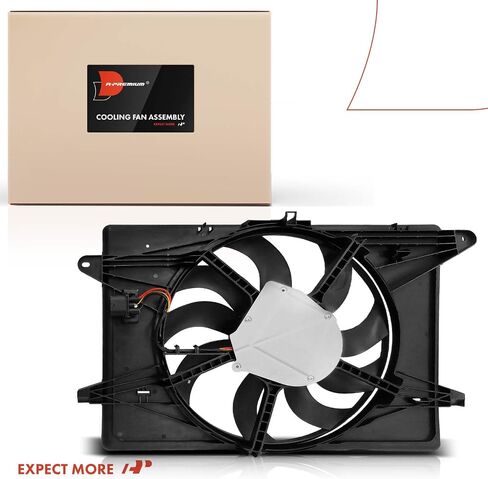 A-Premium Engine Radiator Cooling Fan Assembly with Brushless Motor Compatible with Select Chrysler Models - Pacifica 2017-2022, Voyager 2020-2022, 3.6L - Replace# 68232442AB in Saudi Arabia
