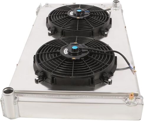  Jecoupoon 4 Row Full Aluminum Radiator Fan Shroud Compatible with Chevelle Malibu Blazer Jimmy El Camino 1968-1980 Replace CU161 CC161 161 in Saudi Arabia