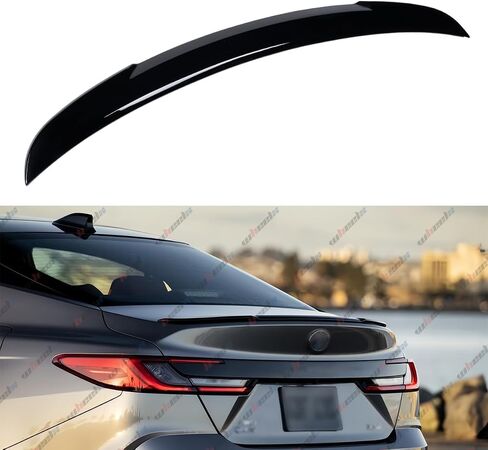 Rear Spoiler Compatible with 2025 Toyota Camry, OE Style Trunk Exterior Tail Deck Lid Wing Duckbill Lip Splitter (Glossy Black) in Saudi Arabia