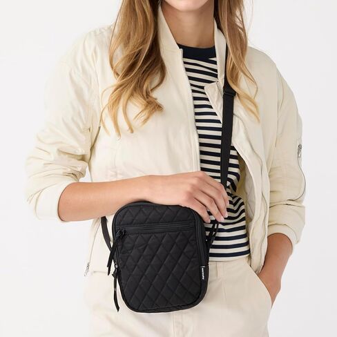 Vera Bradley Premium Cotton Sullivan Crossbody Bag, Moonless Night in Saudi Arabia