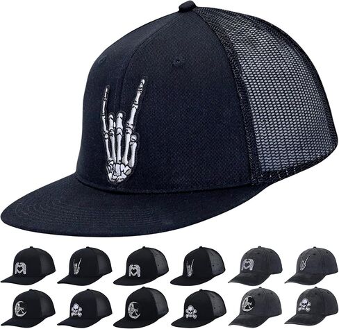 All Saints' Day Skeleton Hands Hat(M,L,XL,XXL),Skull Cap for Men Women in Saudi Arabia