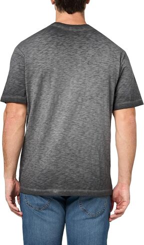 True Religion Men's Vintage Metallic Puff Boxy Tee in Saudi Arabia