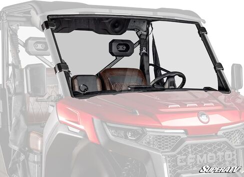 SuperATV CFMOTO UForce U10 Pro Scratch-Resistant Full Windshield in Saudi Arabia