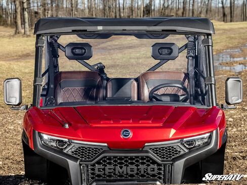 SuperATV CFMOTO UForce U10 Pro Scratch-Resistant Full Windshield in Saudi Arabia