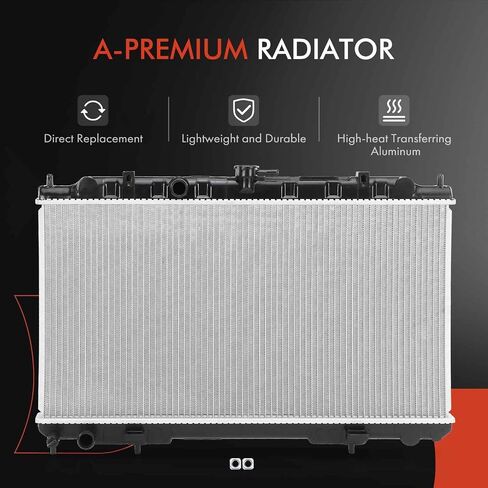 A-Premium Engine Coolant Radiator Assembly Compatible with Nissan Sentra 2000-2006, 1.8L, Manual Transmission, Replace# 214104M4006M100, 214104Z200 in Saudi Arabia