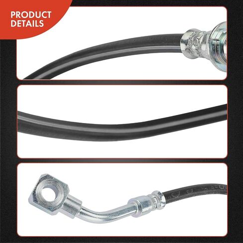 A-Premium Front Passenger Side Brake Hydraulic Hose Compatible with Chevrolet and GMC Models - Express 1500 2500 1996-2002, Savana 1500 2500 1996-2002 - Replace# 22163398 in Saudi Arabia
