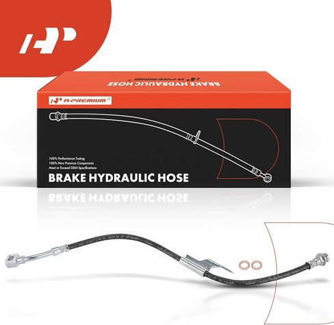 A-Premium Front Passenger Side Brake Hydraulic Hose Compatible with Chevrolet and GMC Models - Express 1500 2500 1996-2002, Savana 1500 2500 1996-2002 - Replace# 22163398 in Saudi Arabia