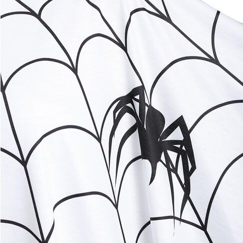 Women's Halloween Costumes Spider Web Poncho Shawl Cape Rave Party Cosplay Tops Blouse in Saudi Arabia