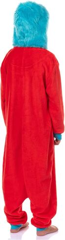 Dr. Seuss Thing 1 & Thing 2 Character Kigurumi Costume Union Suit Pajama Loungewear in Saudi Arabia